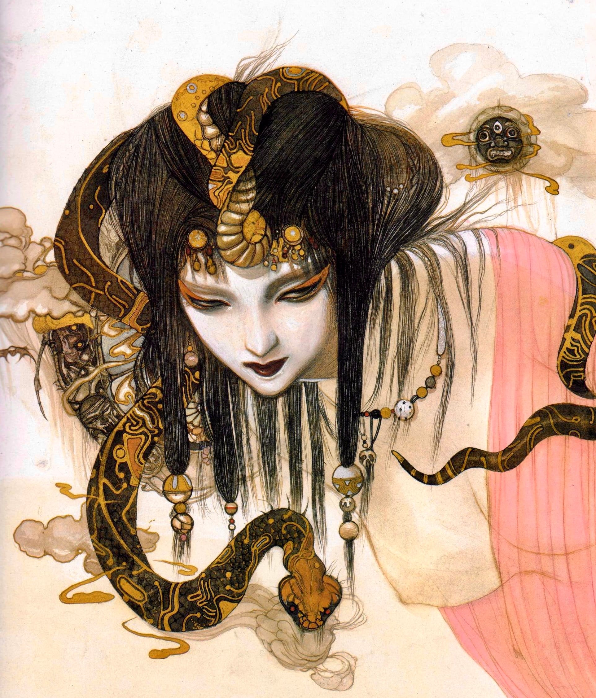 Ethereal Realms: The Art of Yoshitaka Amano